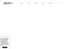 Tablet Screenshot of jprousarchitects.com